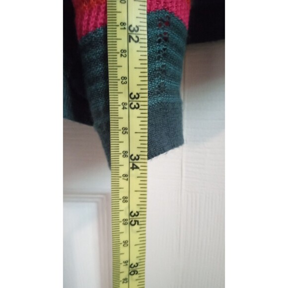 Lane Bryant multi color knit open front‎ knit cardigan - Picture 4 of 5